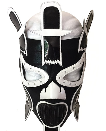 white AJ styles P1 Osaka wrestling mask 