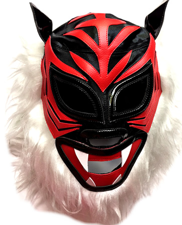 PRO-GRADE Red Assassin Pro Wrestling Mask 