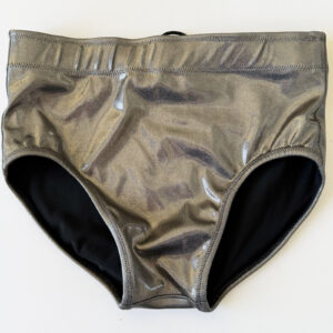 Wrestling Solid Metal Chrome Wrestling trunks tights gear