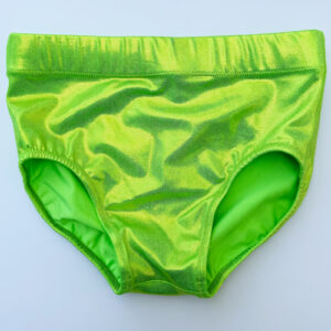 Solid Neon Green Wrestling trunks tights gear mma style