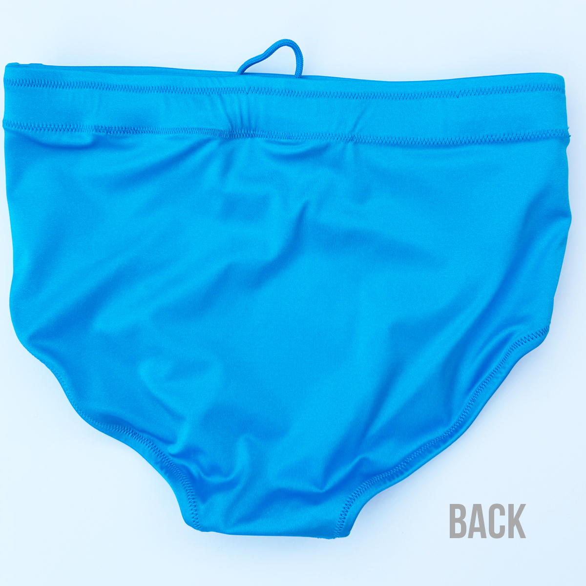 Pro baby blue solid wrestling trunks gear tights new - Image 2