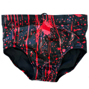 Pro Grade Wrestling blood red Wrestling trunks tights gear new!